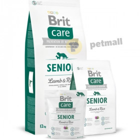 Супер премиум, хипоалергенна храна за кучета Brit Care Dog Hypoallergenic Mono Protein Senior Lamb All Breed , монопротеинна, с агнешко месо и бял трън за възрастни кучета от всички породи